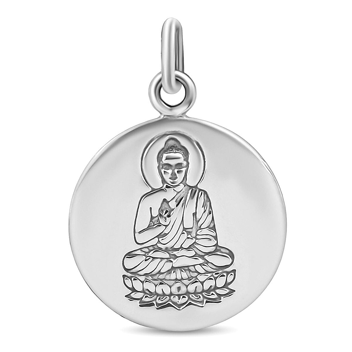 Treasure of Siam Sterling Silver Buddha Pendant