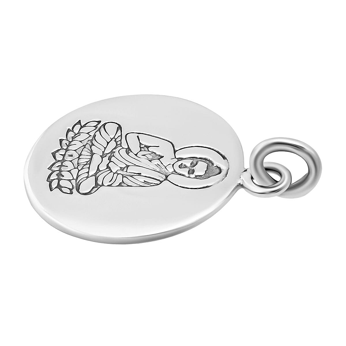 Treasure of Siam Sterling Silver Buddha Pendant