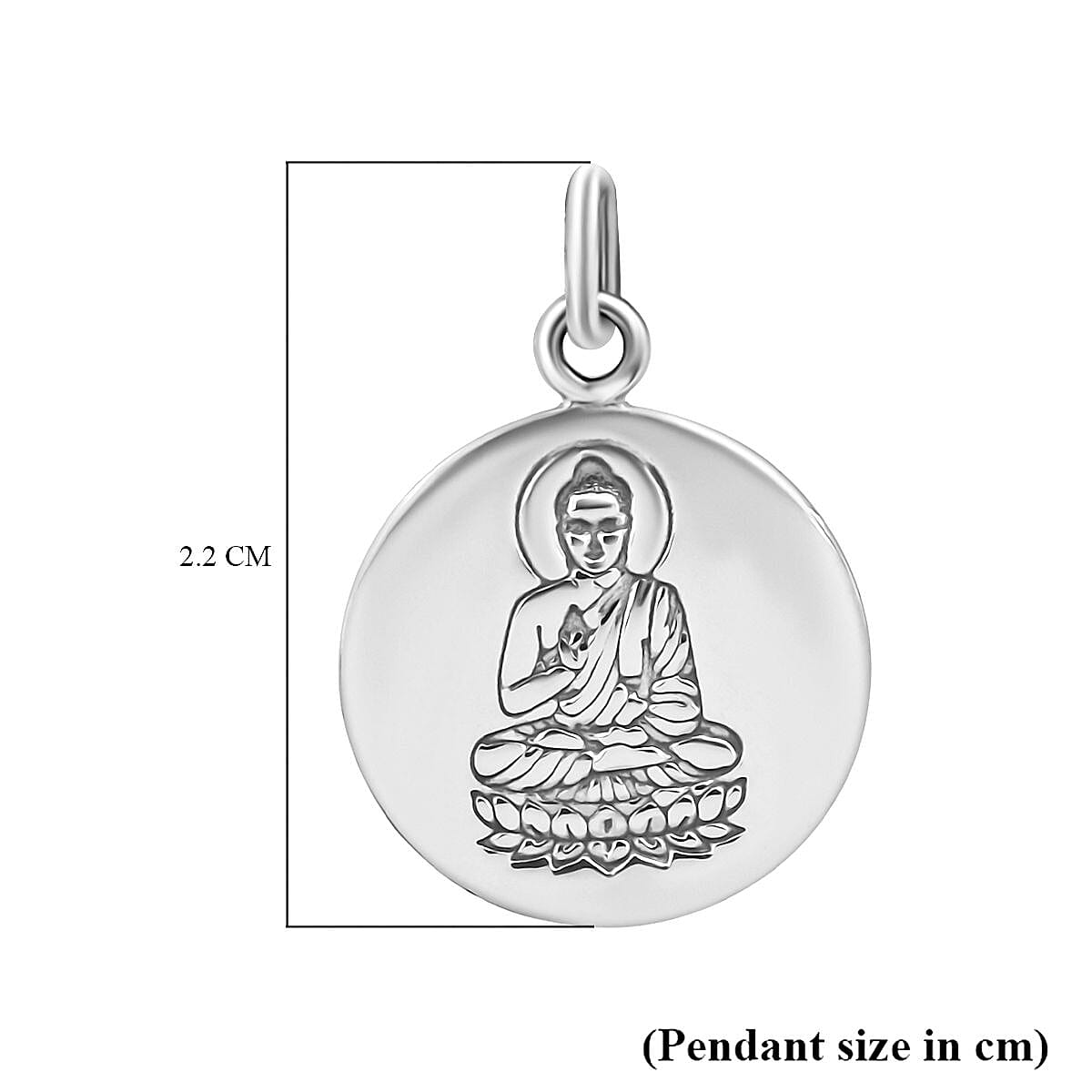 Treasure of Siam Sterling Silver Buddha Pendant