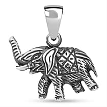 Treasure of Siam Sterling Silver Elephant Pendant