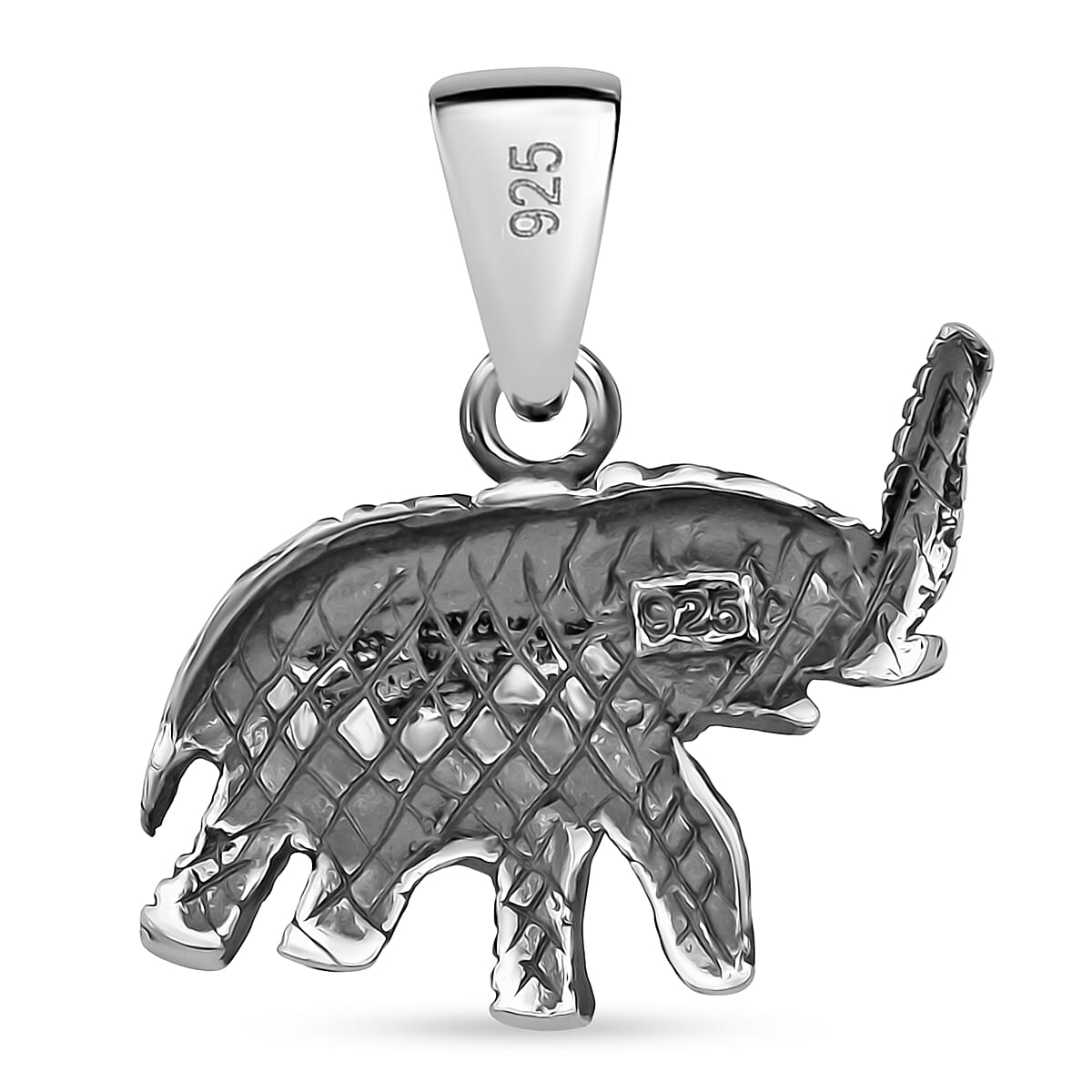Treasure of Siam Sterling Silver Elephant Pendant