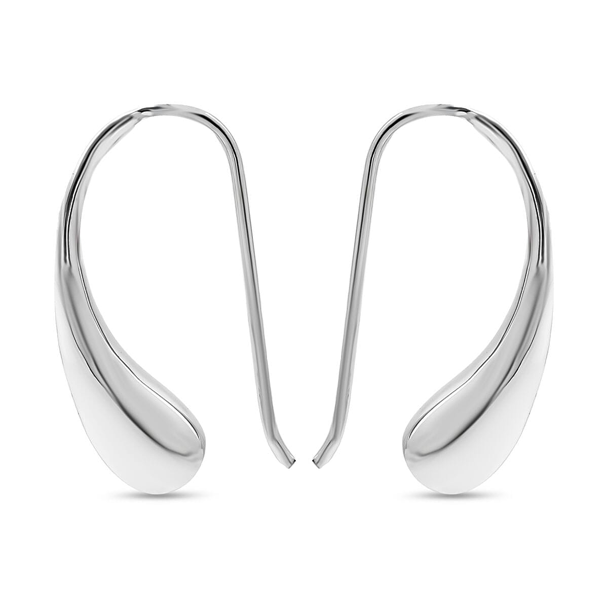 Treasure of Siam Sterling Silver Teardrop Earring with Hook