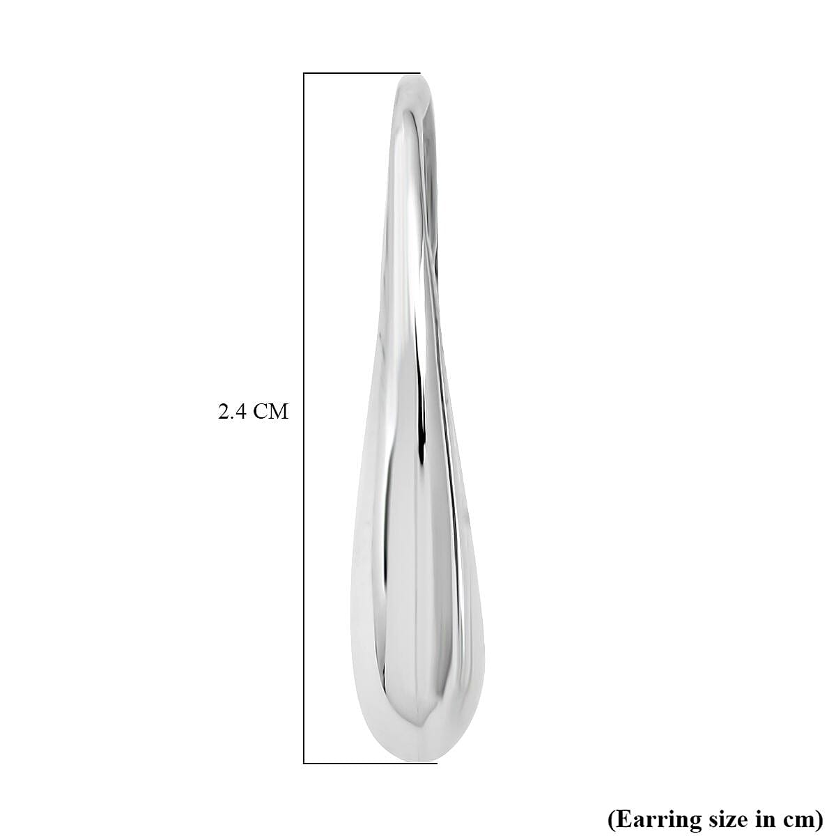 Treasure of Siam Sterling Silver Teardrop Earring with Hook