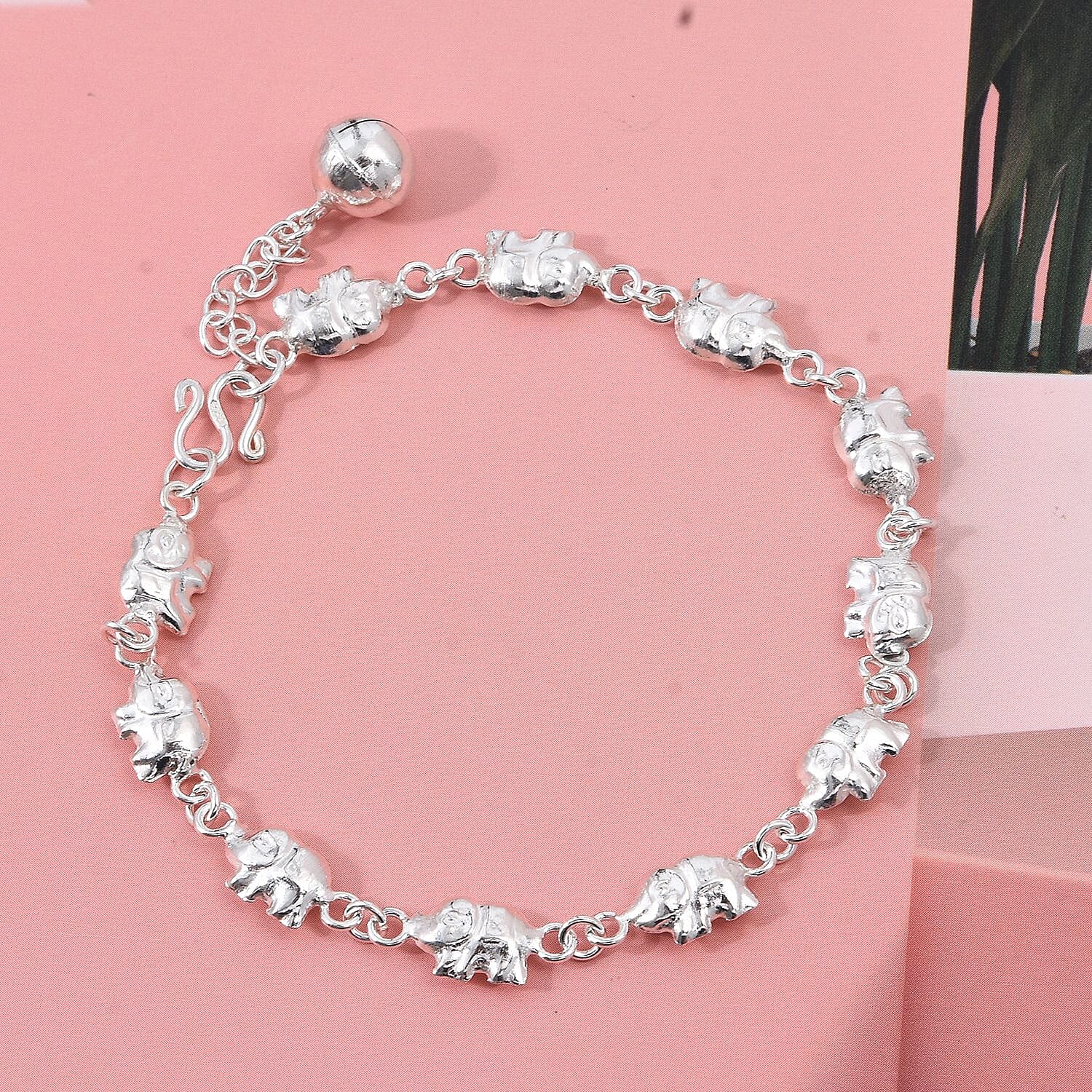 Treasure of Siam- Sterling Silver Bracelet (Size 7 - 1 Ext),