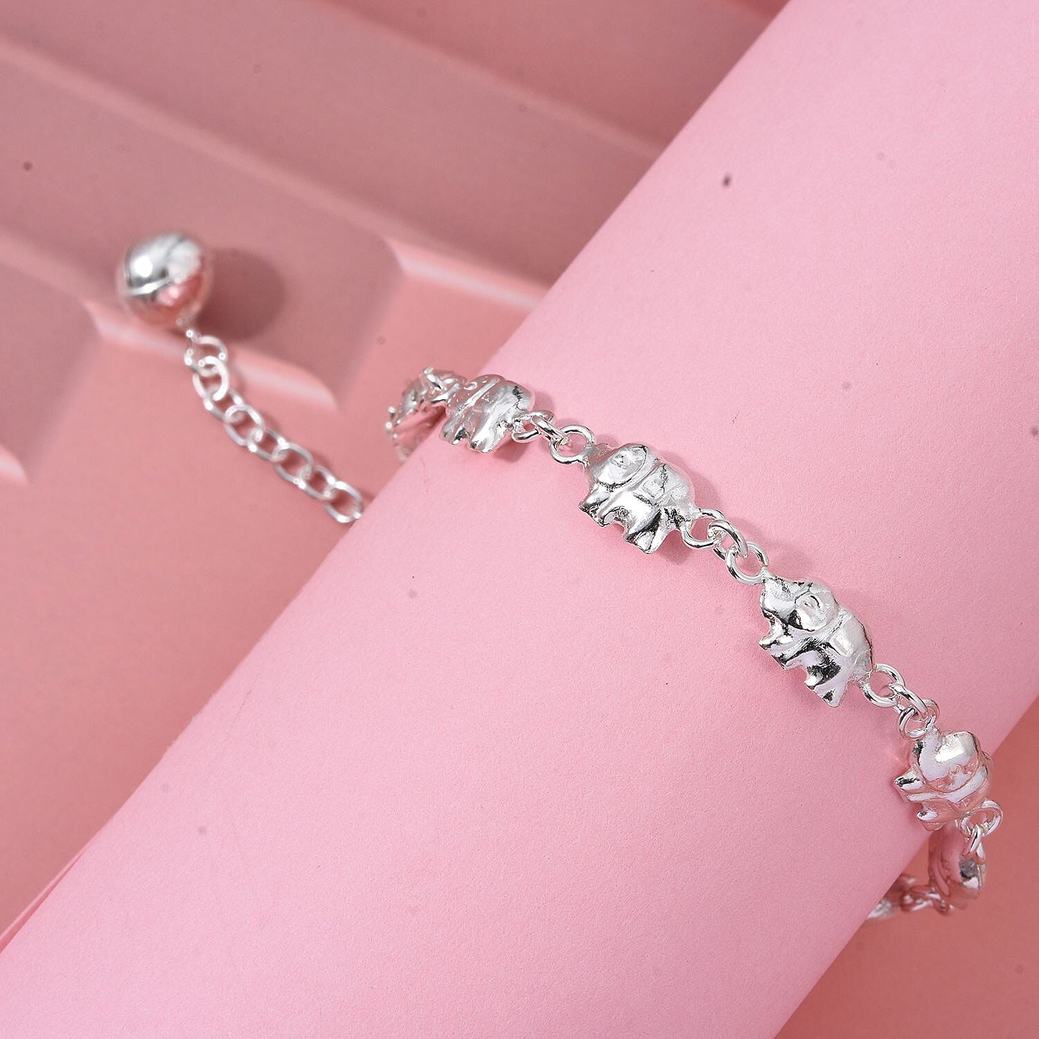 Treasure of Siam- Sterling Silver Bracelet (Size 7 - 1 Ext),