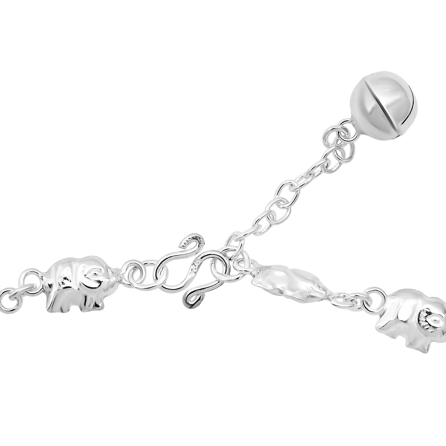 Treasure of Siam- Sterling Silver Bracelet (Size 7 - 1 Ext),