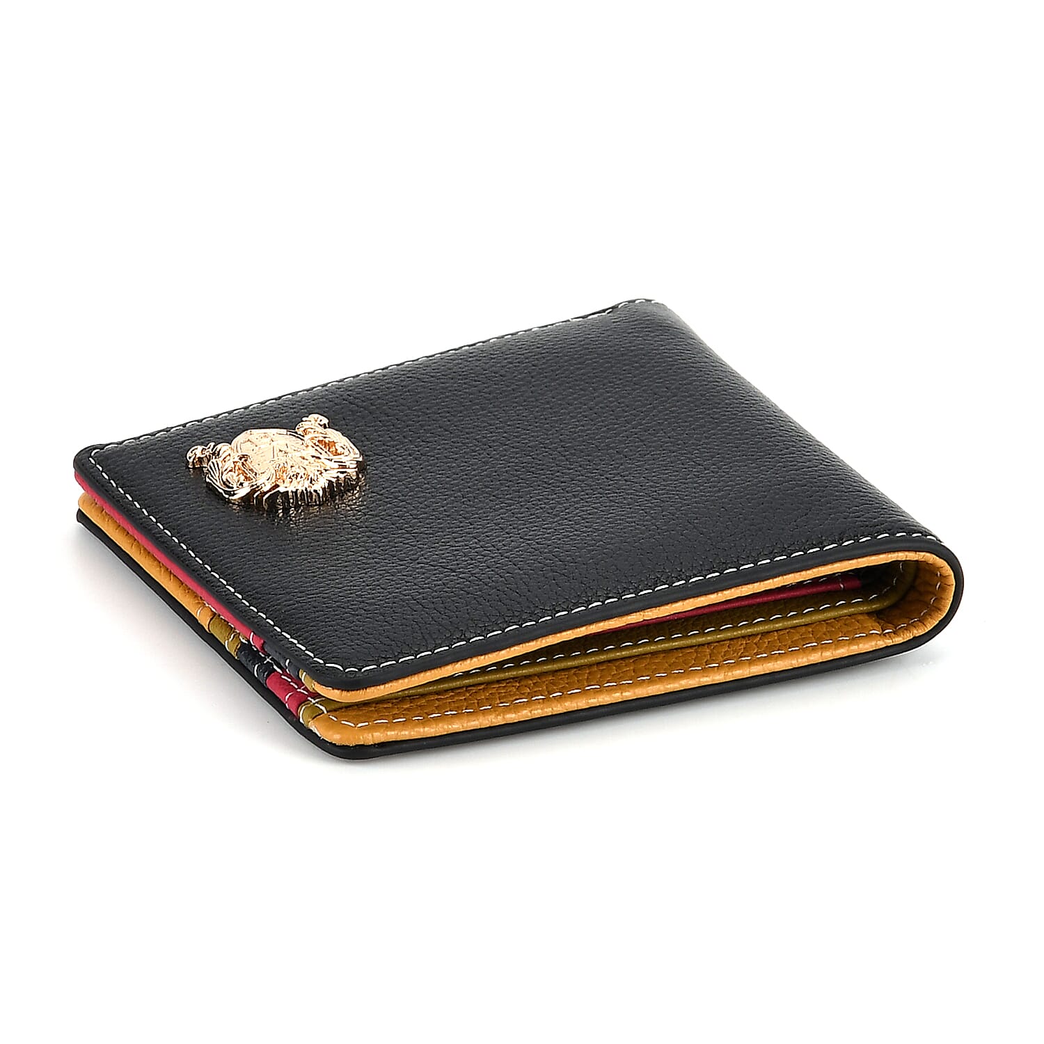 WILLIAM HUNT Genuine Leather RFID Wallet - Black