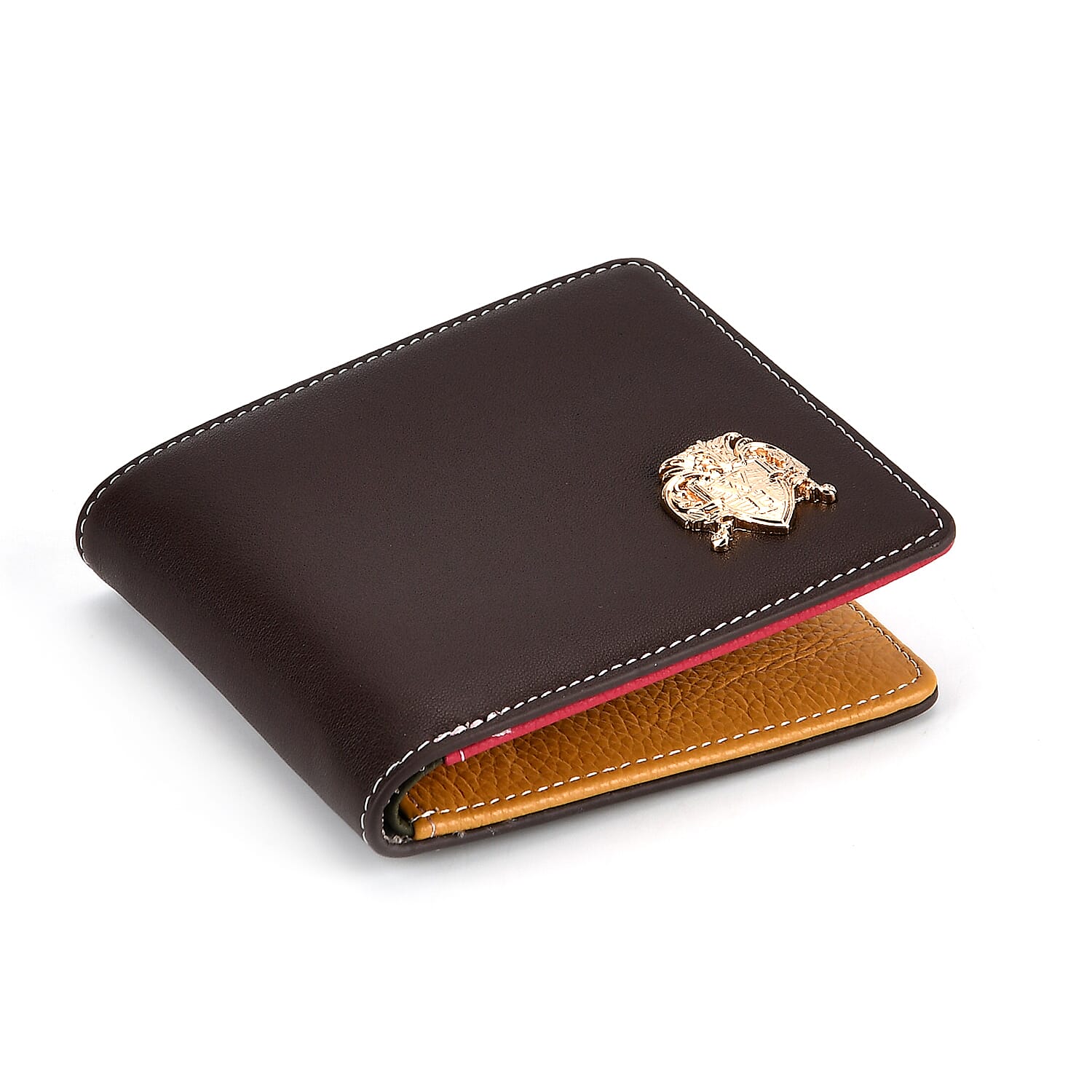 WILLIAM HUNT Genuine Leather RFID Wallet - Brown