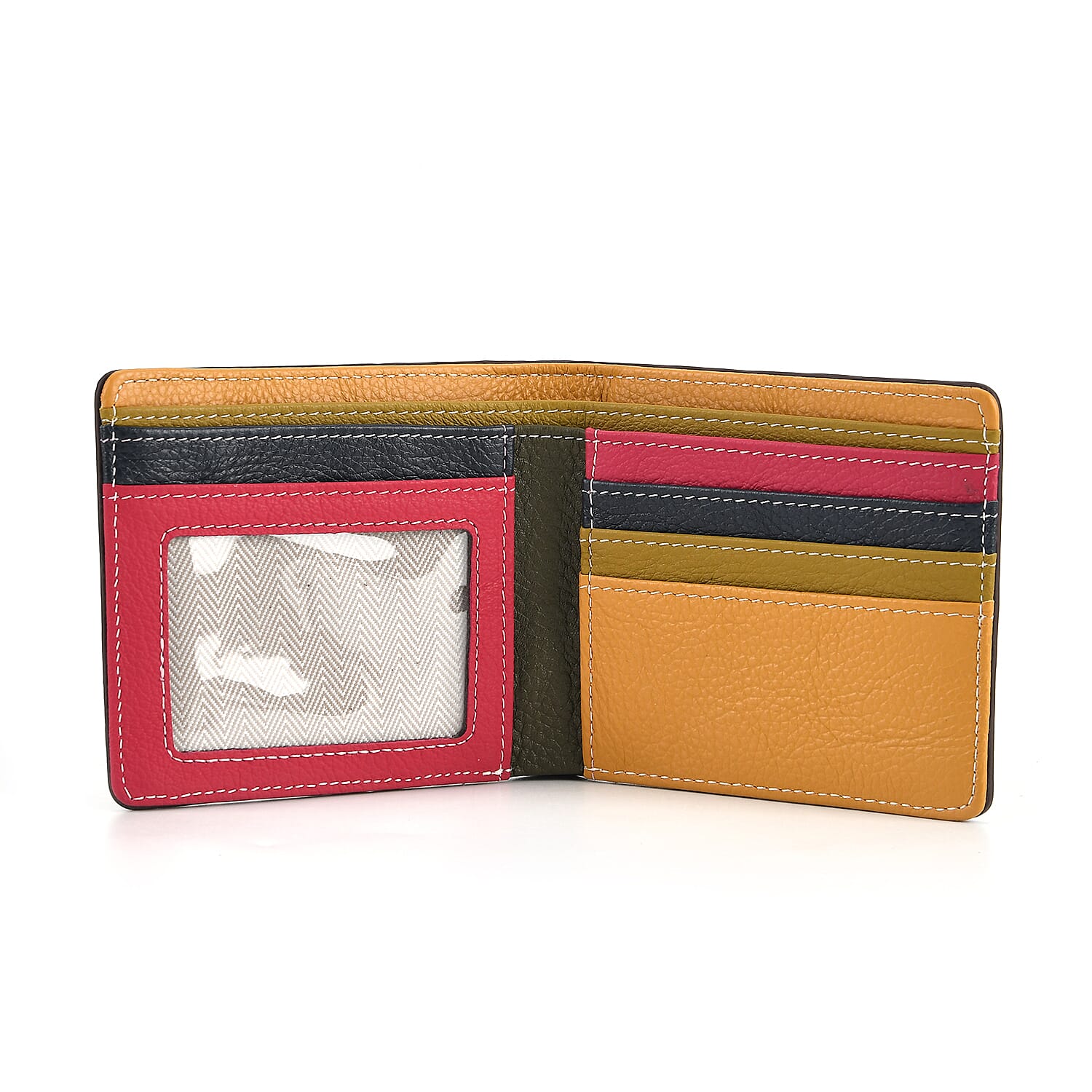 WILLIAM HUNT Genuine Leather RFID Wallet - Brown