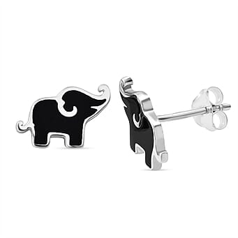 https://tjcuk.sirv.com/Products/82/9/8296327/Black-Onyx-Elephant-Earring-with-Push-Back-Sterling-Silver_8296327.jpg?w=342&h=342
