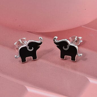 https://tjcuk.sirv.com/Products/82/9/8296327/Black-Onyx-Elephant-Earring-with-Push-Back-Sterling-Silver_8296327_1.jpg?w=342&h=342
