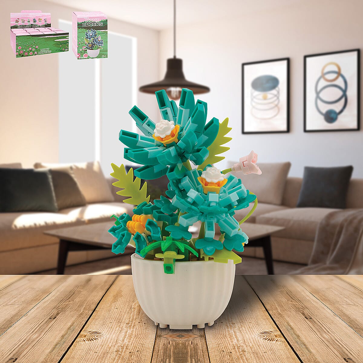 Minibricks Blue Gerbera