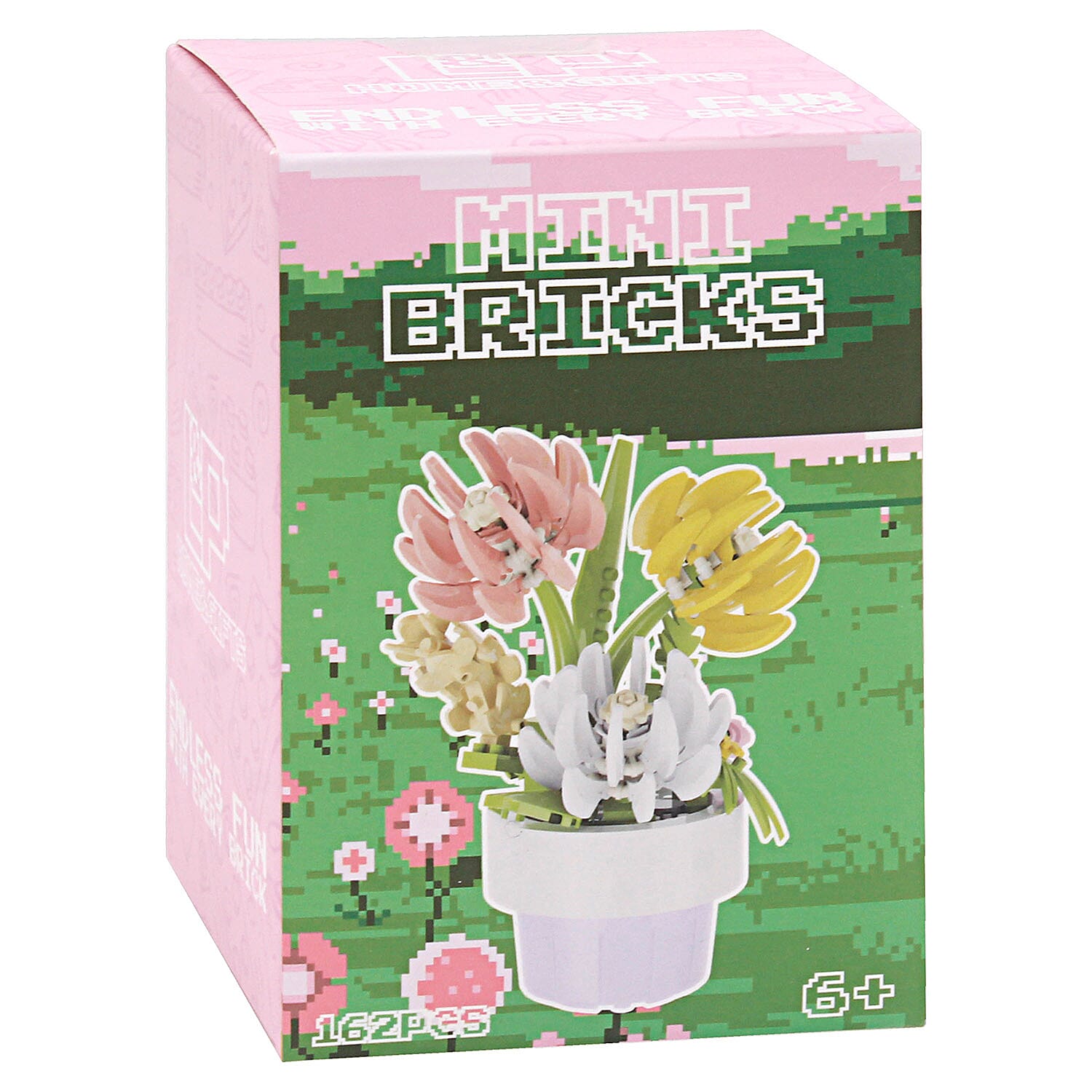 Minibricks Yellow and Pink Daisies