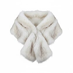 High Quality Faurx Fur Shawl - Black