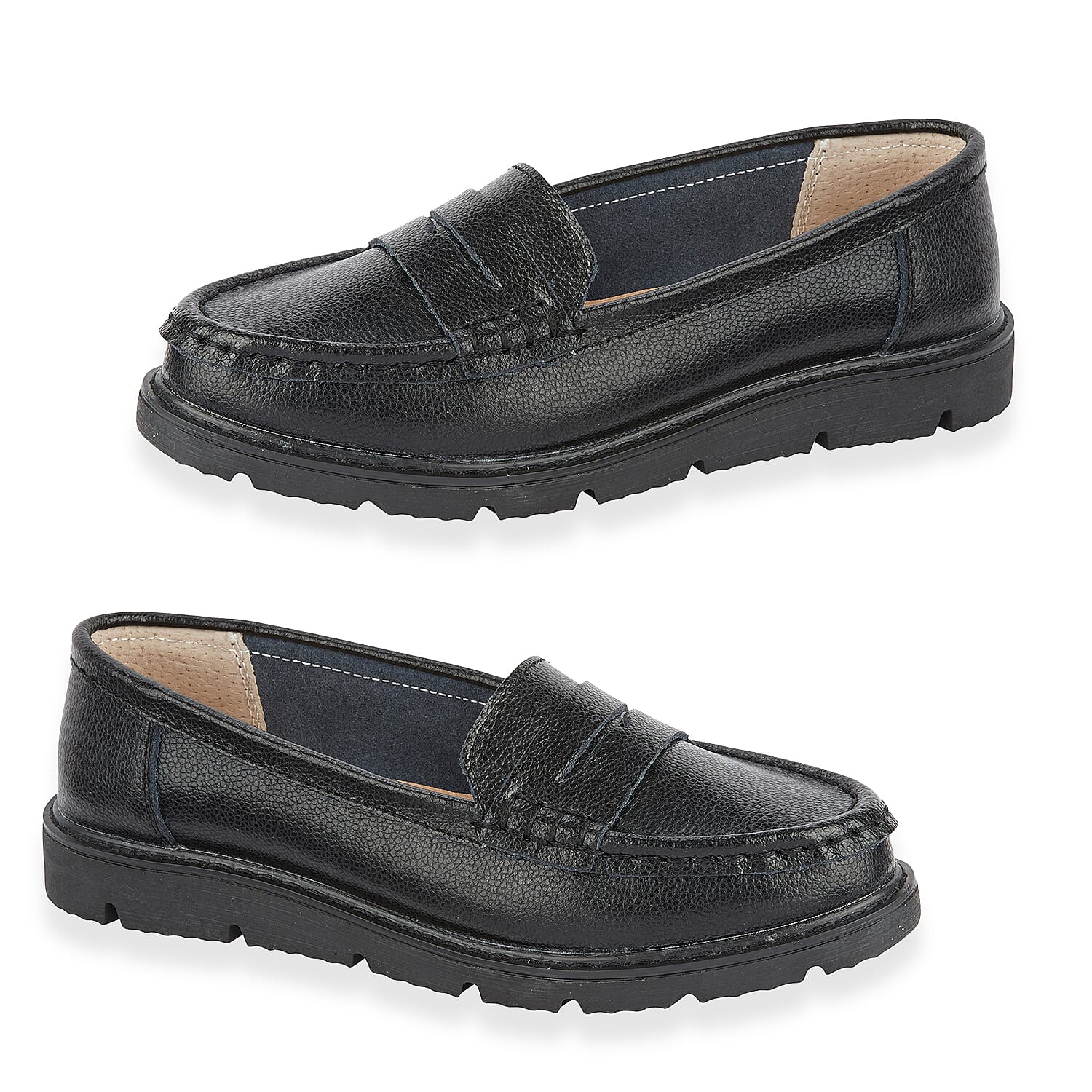 Jo & Joe Leather Penny Loafers 