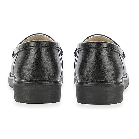 Jo - Joe Shore Leather Penny Loafers (Size 8) - Black
