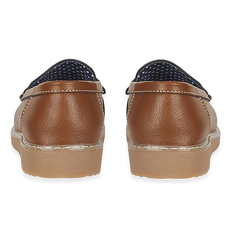 Jo - Joe Shore Leather Penny Loafers (Size 5) - Tan