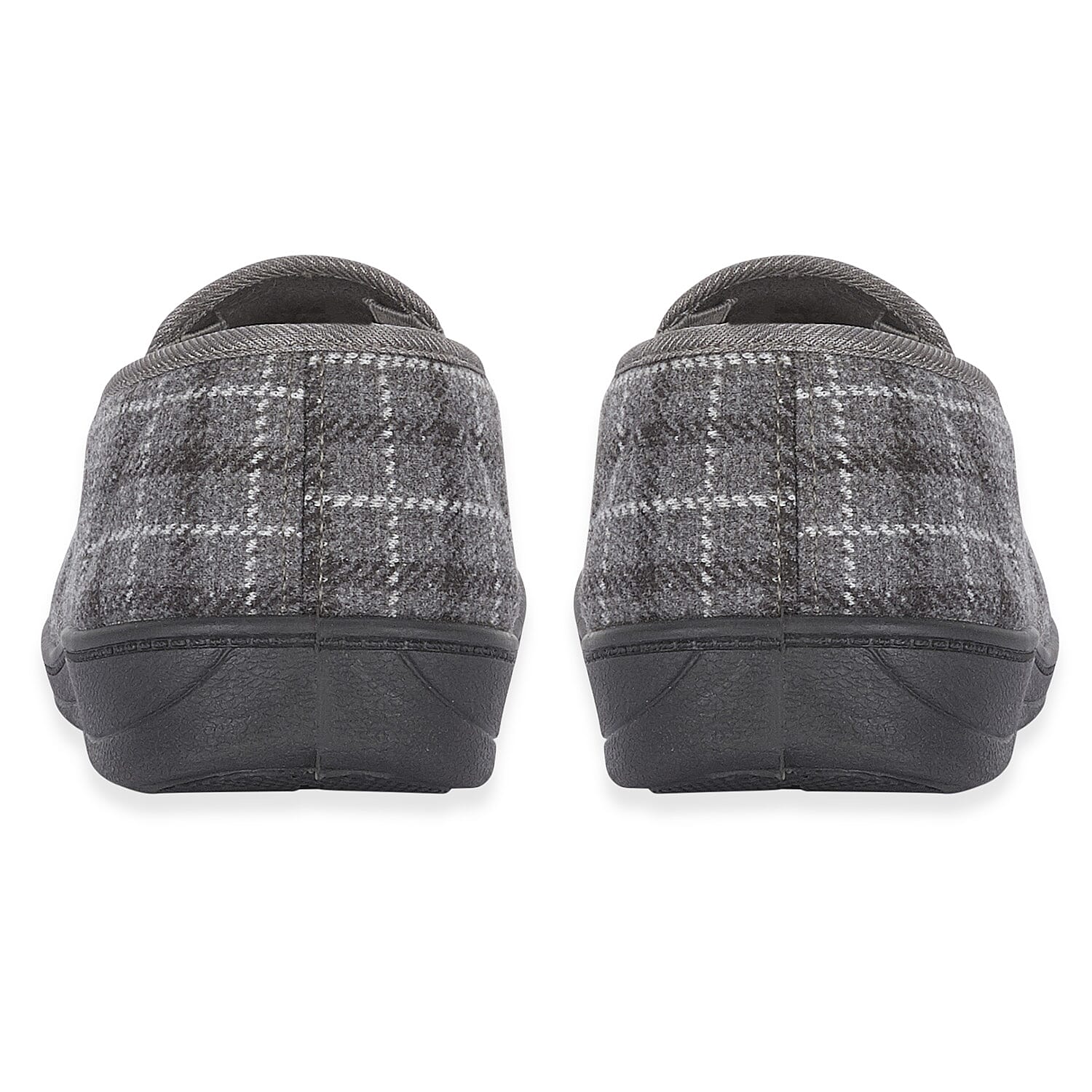 Jo-Joe Gordon Mens Checked Slip-On Slippers