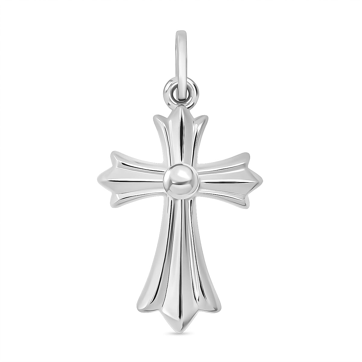 Platinum Treasure of Siam - 999 Platinum (99.9 % Purity) Ball Cross Pendant
