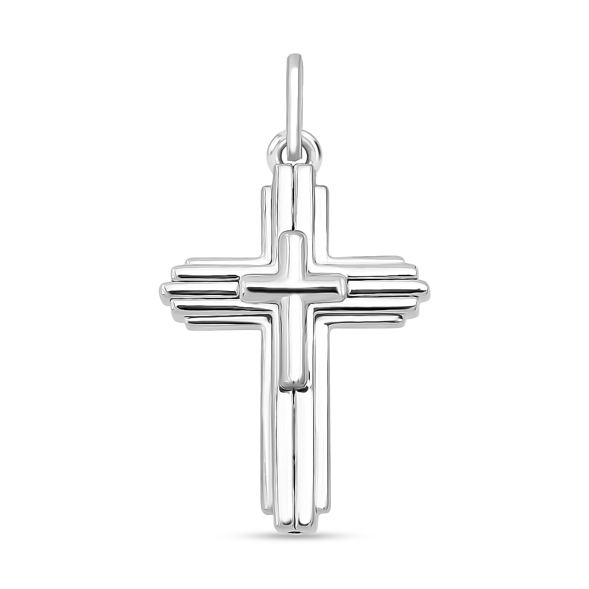 Platinum Treasure of Siam - 999 Platinum (99.9 % Purity) Cross Pendant. Platinum wt 1,00 Gms