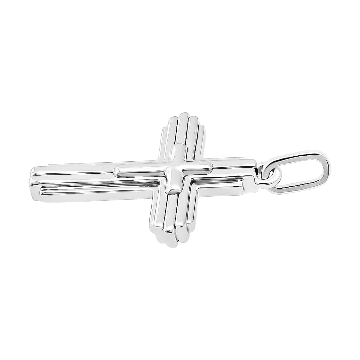 Platinum Treasure of Siam - 999 Platinum (99.9 % Purity) Cross Pendant. Platinum wt 1,00 Gms