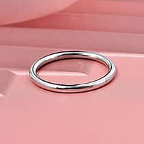 Close Out Deal - 999 White Platinum Band Ring