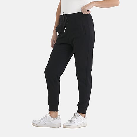 Styled By Casual Jogger Style Trousers (Size L) - Black