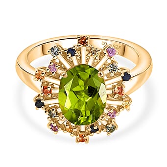 https://tjcuk.sirv.com/Products/82/9/8297617/D-Joy-Peridot-Multi-Sapphire-Cluster-Ring-in-18K-YG-VermeilSterling-Si_8297617.jpg?w=342&h=342