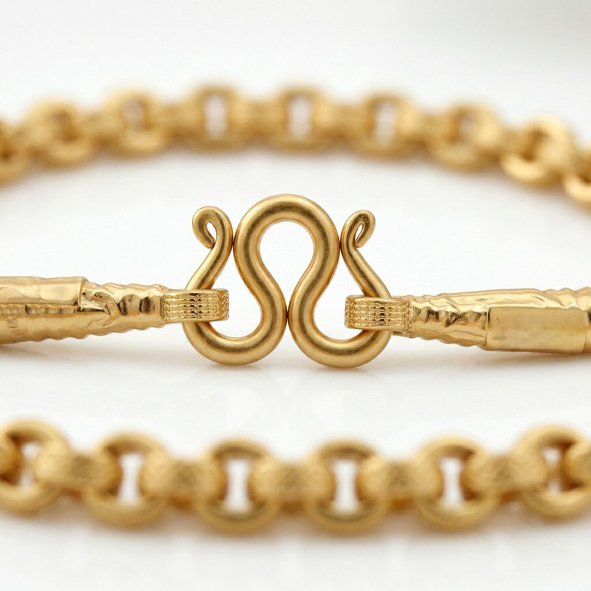 LIVE FROM BANGKOK DEAL- 22K Yellow Gold (91.6% Purity) Necklace (Size - 18), Gold Wt. 7.60 Gms