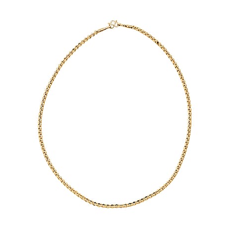 LIVE FROM BANGKOK DEAL- 22K Yellow Gold (91.6% Purity) Fancy Necklace  (Size - 20), Gold Wt.7.65 Gms