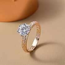 LUXURIANT 2 Ct. Lab Grown Diamond Solitaire Ring in 9K Gold, IGI Certified