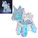 Crystal Look Cat LED Night Light - USB Powered - Colour Changing Figurine (21 x 21 x 10 cm)