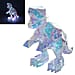 Crystal Look Dinosaur LED Night Light - USB Powered - Colour Changing Figurine (26 x 23 x 11 cm)