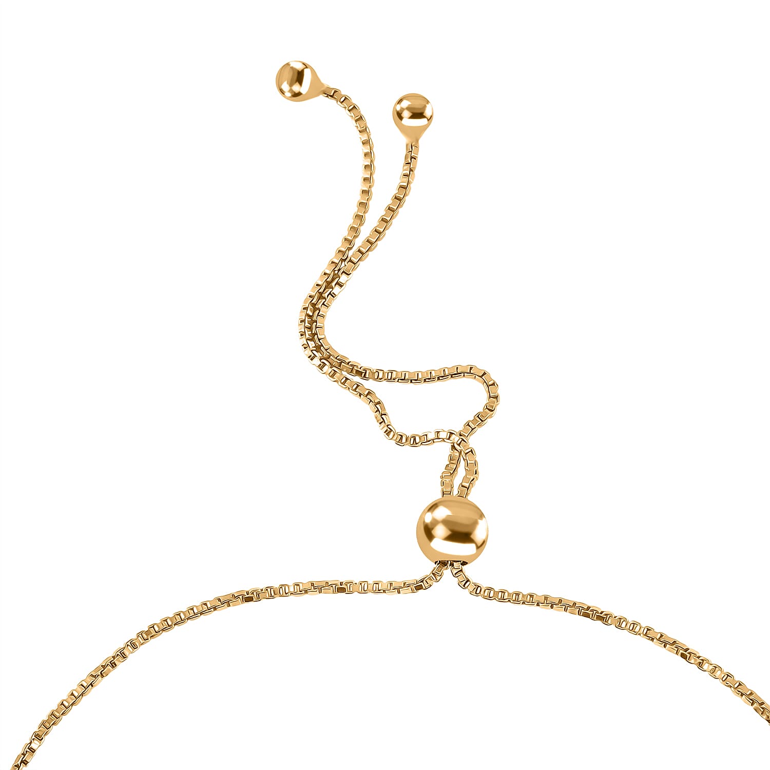 D'Joy Moissanite Bolo Adjustable Bracelet (Size 10.5) in 18K Yellow Gold Plated Sterling Silver 1.35 Ct.