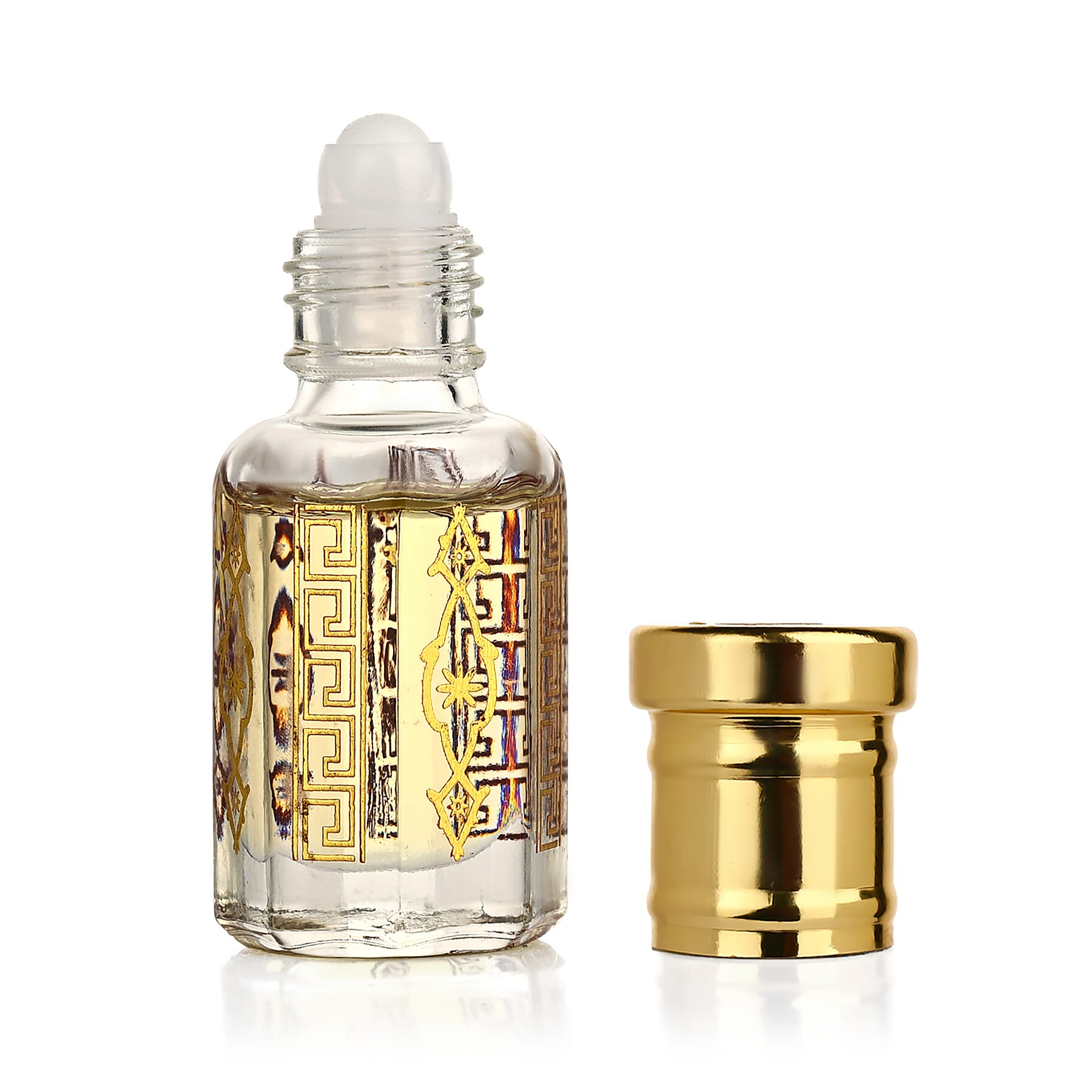Jaipur Fragrance - Set of 2 -Velvet Smoke Attar Perfume Oil Set - Attar Zephyr (Resinous Rose - Frankincense) - Attar Musk (Clean White Musk)