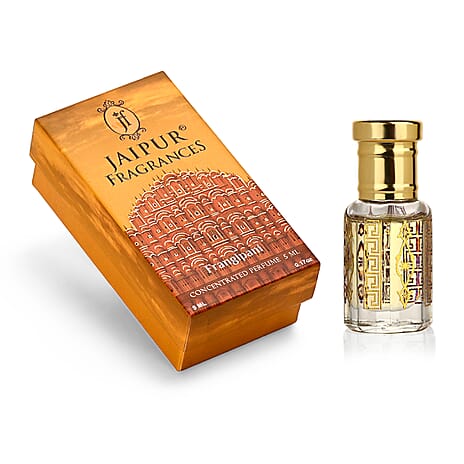 Jaipur Fragrance- 100% Natural Concentrated Perfume - 5ml (Frangipani)