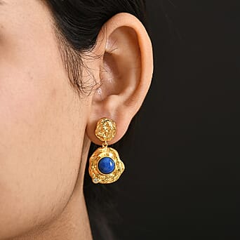 https://tjcuk.sirv.com/Products/82/9/8299838/EverTrue-Lapis-Lagoon-White-Zircon-Earring-in-Yellow-Gold-Tone-4-82-Ct_8299838_2.jpg?w=342&h=342