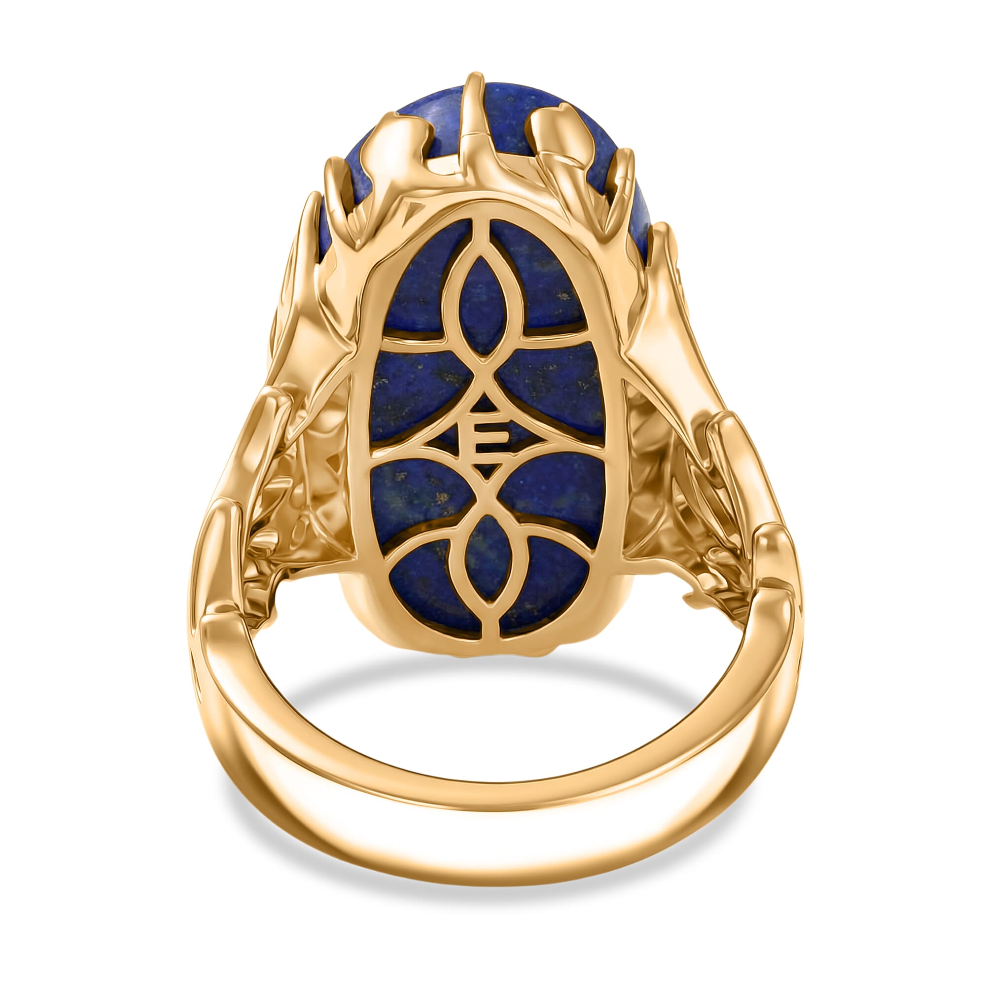 EverTrue Lapis Lagoon Ring in Yellow Gold Tone 20.25 Ct.