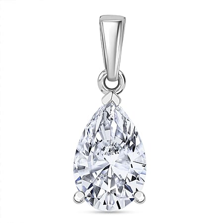 LUXURIANT 2 Ct. Lab Grown Diamond Solitaire Pendant in 950 Platinum, IGI Certified