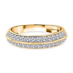 LUXURIANT 0.45 Ct. Lab Grown Diamond Half Eternity Band Ring