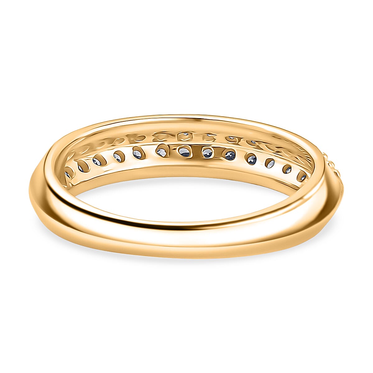 Luxuriant Lab Grown Diamond Half Eternity Band Ring