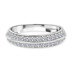 LUXURIANT 0.45 Ct. Lab Grown Diamond Half Eternity Band Ring