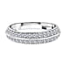 LUXURIANT 0.45 Ct. Lab Grown Diamond Half Eternity Band Ring