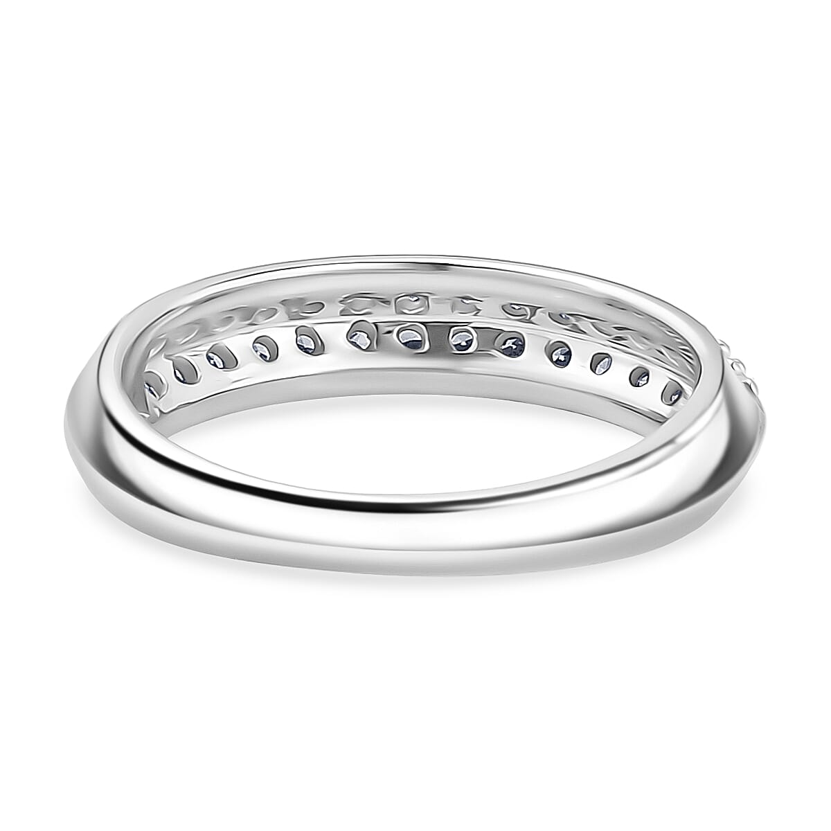 Luxuriant Lab Grown Diamond Half Eternity Band Ring