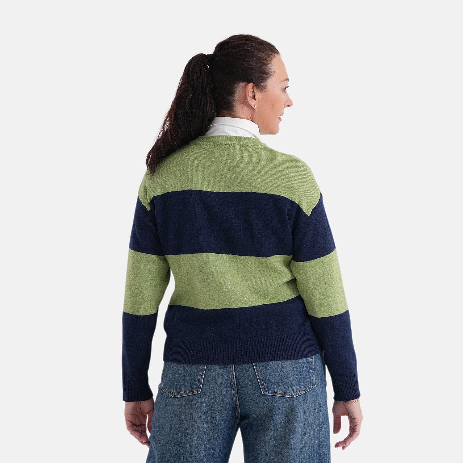 La Marey Casual Striped Crewneck Jumper