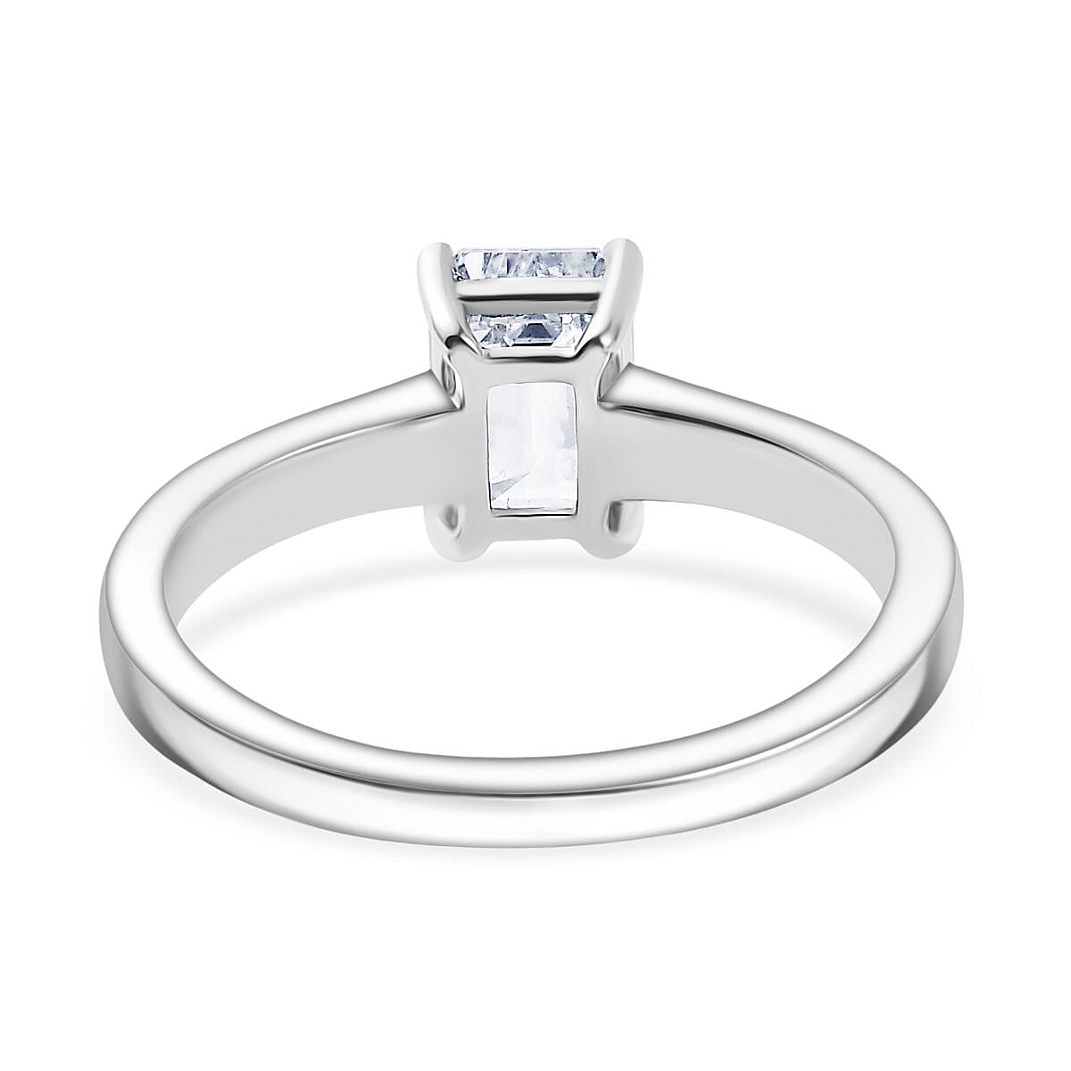 Luxuriant 950 Platinum IGI Certified Lab Grown Diamond (VS-EF) Ring 1.03 Ct, Platinum Wt. 4.25 Gms.