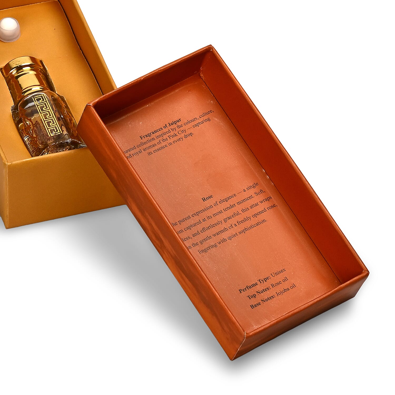 Jaipur Fragrance- 100% Natural Concentrated Perfume - 5ml (Rose)