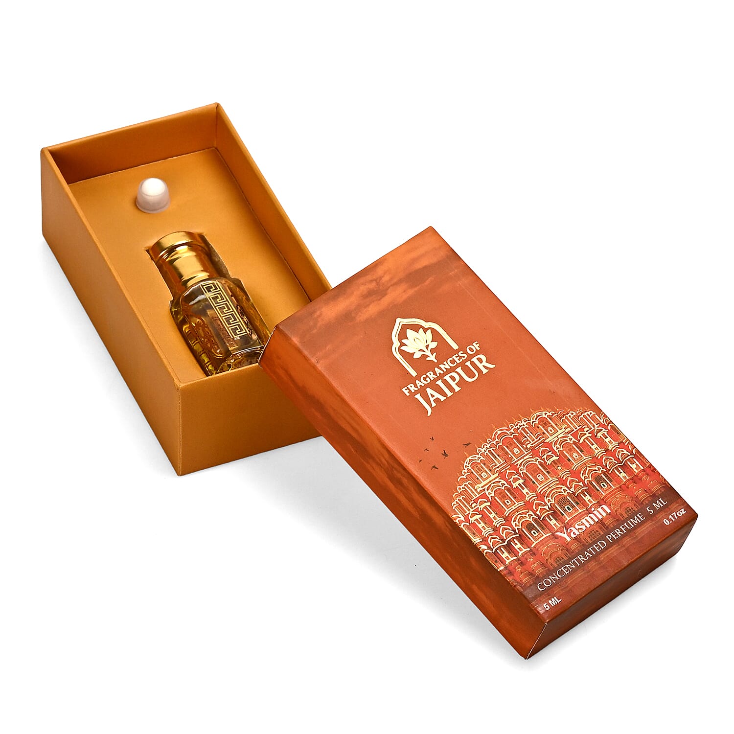 Jaipur Fragrance- 100% Natural Concentrated Perfume - 5ml (Yasmine)