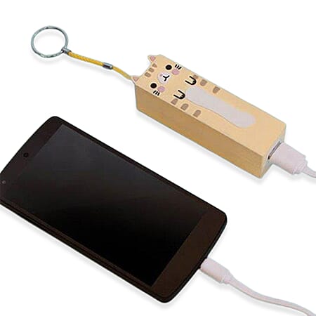 Cat Design Portable 2600 mAh Powerbank with USB Slot - Cat Cat Design Portable 2600 mAh Powerbank with USB Slot - Cat