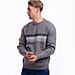 Crew neck stripe knit